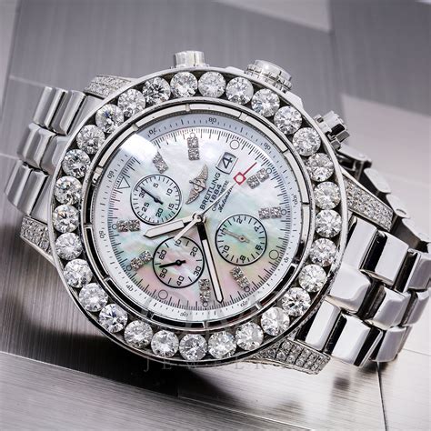 breitling with diamonds